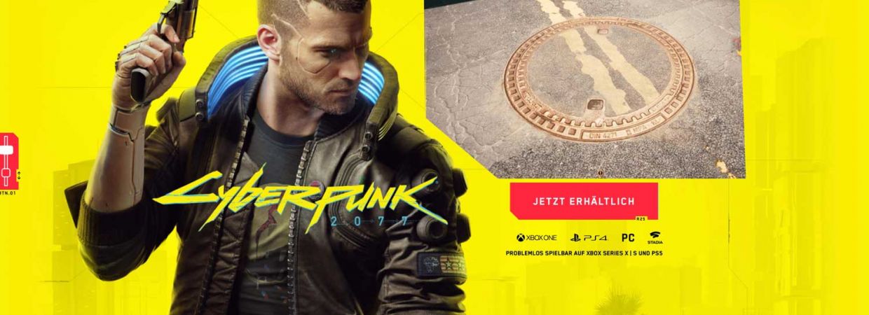 Falscher Schachtdeckel im Computerspiel Cyberpunk 2077 sorgt für Empörung